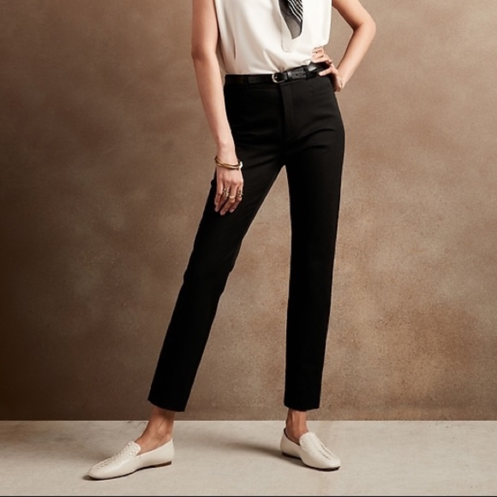 High-Rise Sloan Comfort Stretch Slim Pant